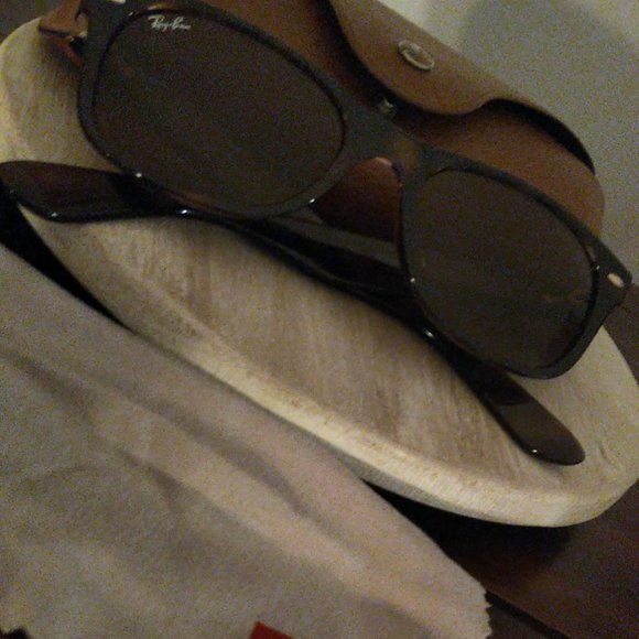 🕶️Ray-Ban Wayfarer w.case&cloth tortoise excellent Vintage pre-loved - see pics - Picture 6 of 14